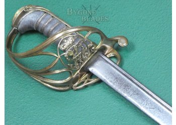 British 1822 George IV Infantry Officers Pipeback Sword. Salter. #2501003 #11