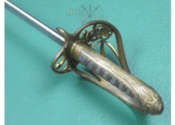 British 1822 George IV Infantry Officers Pipeback Sword. Salter. #2501003 #12