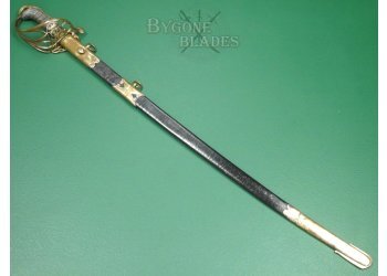 British 1822 George IV Infantry Officers Pipeback Sword. Salter. #2501003 #3