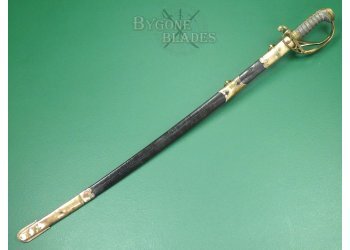 British 1822 George IV Infantry Officers Pipeback Sword. Salter. #2501003 #4