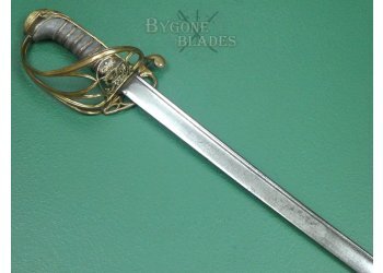 British 1822 George IV Infantry Officers Pipeback Sword. Salter. #2501003 #7