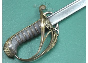 British 1822 George IV Infantry Officers Pipeback Sword. Salter. #2501003 #9