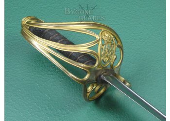 British 1822 Pattern William IV Infantry Officers Pipe Back Sword. #2311006 #11