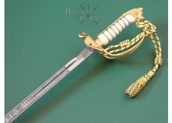 British 1827 Pattern Parade Ready Royal Navy Officers Sword. Wilkinson 1974 #8