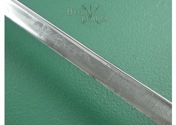 British 1827 Pattern Pipe-Back, Quill Point Royal Navy Sword. 1832-1846. #2106009 #11