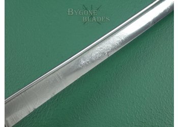 British 1827 Pattern Pipe-Back, Quill Point Royal Navy Sword. 1832-1846. #2106009 #12