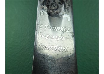 British 1827 Pattern Victorian Rifle Officers Sword. Edward Thurkle 1892-1899 #13