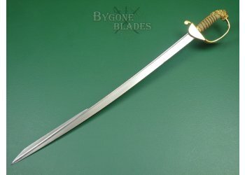 British 1827 Pattern William IV Quill Point Royal Navy Sword. Prosser. #2109020 #7