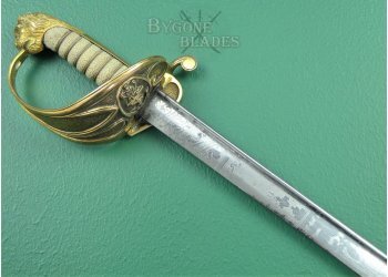 British 1827 Pattern William IV Royal Navy Officers Quill Point Sword. 1832-1837 #7