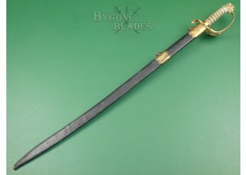 British 1827 Quill Point Royal Navy Officers Sword. #2107014 #4