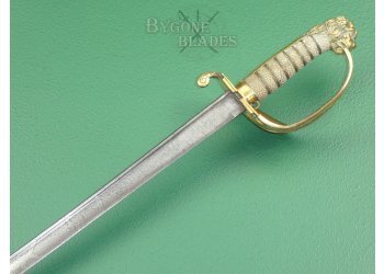 British 1827 Quill Point Royal Navy Officers Sword. #2107014 #8