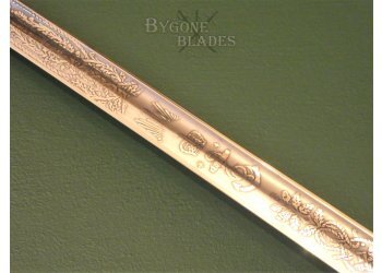 British 1827/46 Pattern Named Royal Navy Officers Sword. Wilkinson EIIR #12