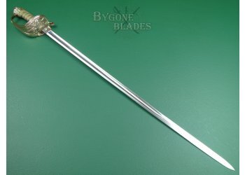 British 1827/46 Pattern Named Victorian Royal Navy Officers Sword #5