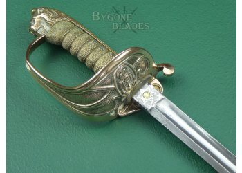British 1827/46 Pattern Named Victorian Royal Navy Officers Sword #7