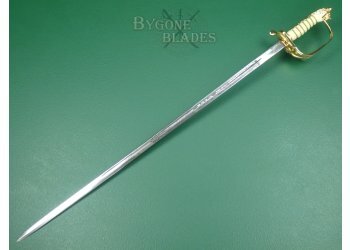 British 1827/46 Pattern Parade Condition Royal Navy Officers Sword. EIIR. #2310006 #6