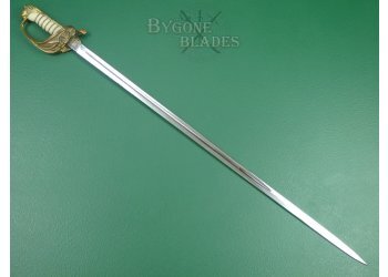 British 1827/46 Pattern Royal Navy Officers Sword. WW2 Named Officer. #2305005 #5