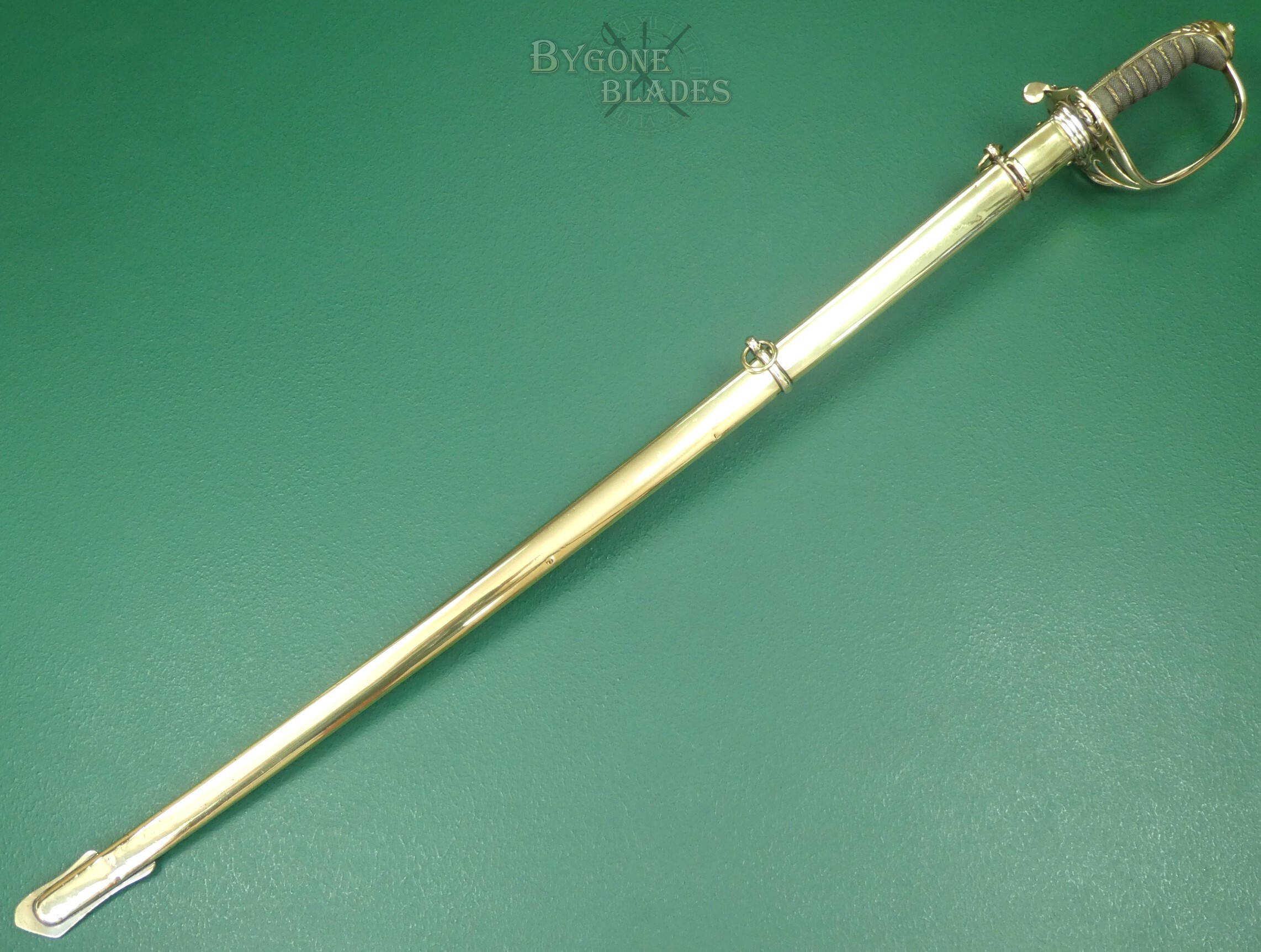 British 1845 Pattern Infantry Field Officers Presentation Sword. Major Urban Richards. #2608001 #4