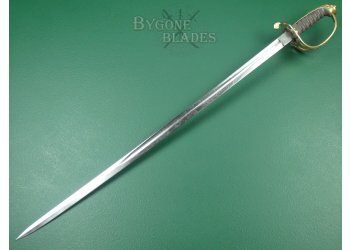 British 1845 Pattern Infantry Officers Sword. Owners Initials. #2211003 #6