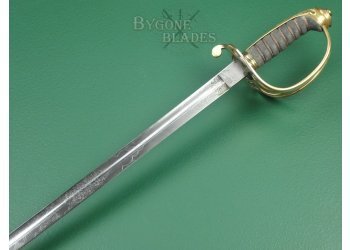 British 1845 Pattern Infantry Officers Sword. Owners Initials. #2211003 #8