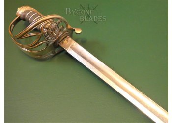 British 1845/54 Pattern Infantry Officers Sword. Duke of Wellingtons West Riding Regiment #7