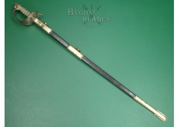 British 1846 Pattern Edward VII Royal Navy Officers Sword. Wilkinson 1907. #2404003 #3