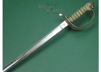 British 1846 Pattern Edward VII Royal Navy Officers Sword. Wilkinson 1907. #2404003 #9