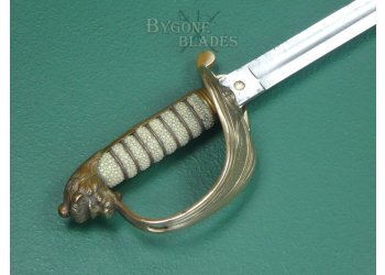British 1846 Pattern Royal Navy Reserve Officers Sword. 1910-1914. #2404011. #9