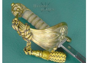 British 1846 Pattern Royal Navy Reserve Officers Sword. WW1. #2406001 #12