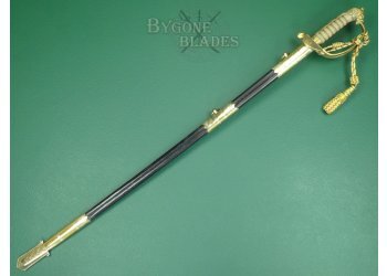 British 1846 Pattern Royal Navy Reserve Officers Sword. WW1. #2406001 #4