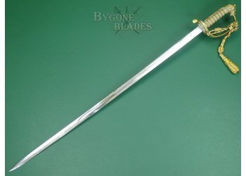 British 1846 Pattern Royal Navy Reserve Officers Sword. WW1. #2406001 #6