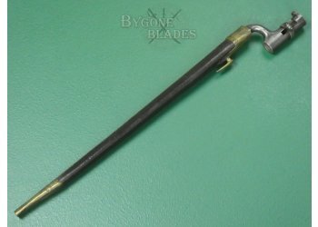 British 1853 Pattern Bayonet.  Bushed for the Martini-Henry Carbine. #2508003 #4