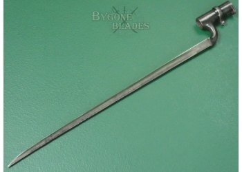 British 1853 Pattern Bayonet.  Bushed for the Martini-Henry Carbine. #2508003 #6