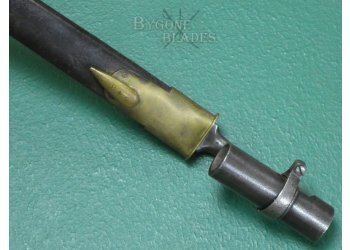 British 1853 Pattern Bayonet.  Bushed for the Martini-Henry Carbine. #2508003 #7