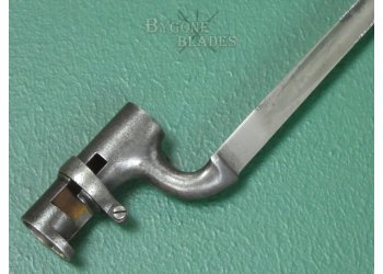 British 1853 Pattern Bayonet.  Bushed for the Martini-Henry Carbine. #2508003 #9