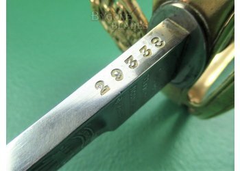 British 1854 Pattern Infantry Officers Wilkinson Sword. Family Crest. Owners Initials #16