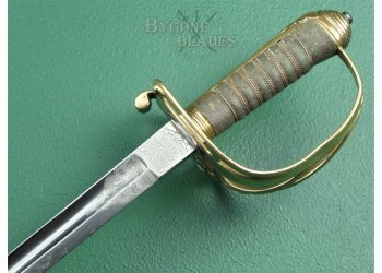 British 1854 Pattern Infantry Officers Wilkinson Sword. Family Crest. Owners Initials #9