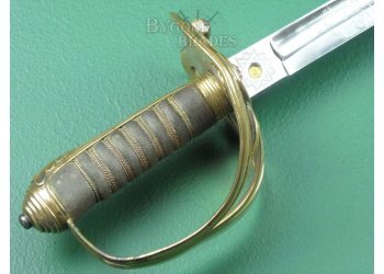 British 1854 Pattern Infantry Officers Wilkinson Sword. Family Crest. Owners Initials #10