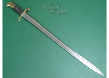 British 1855 Sappers &amp; Miners Lancaster Carbine Sword Bayonet. #2507006 #5
