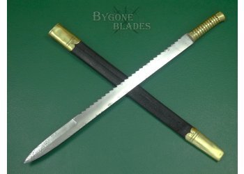 British 1856 Pattern Saw Toothed Pioneer Sword. Modified Hilt. #2505003 #2