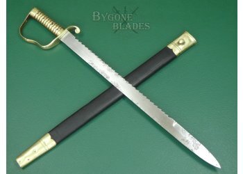 British 1856 Pattern Saw Toothed Pioneers Sword. Naval Issue. #2505002 #1