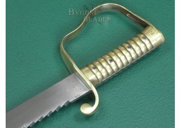 British 1856 Pattern Saw Toothed Pioneers Sword. Naval Issue. #2505002 #11