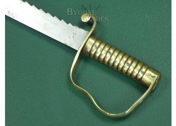 British 1856 Pattern Saw Toothed Pioneers Sword. Naval Issue. #2505002 #10