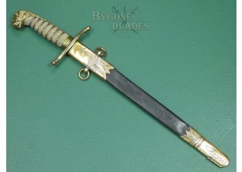 British 1856 Pattern Victorian Naval Midshipmans Dirk. #2411001 #3