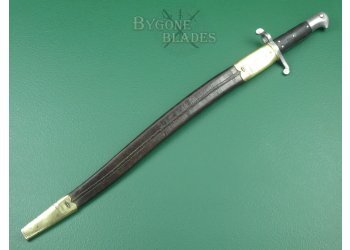 British 1856 Pattern Yataghan Sword Bayonet. 1st Mule Corps Markings. #2206001 #4