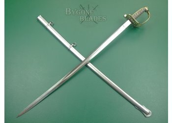 British 1857 Pattern Engineer Officers Sword. 1st Hants Engineers. #2302006 #2