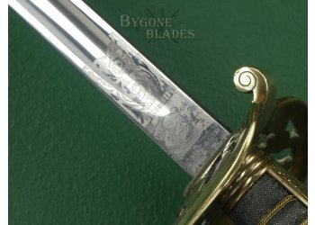British 1857 Pattern Royal Engineer Field Officers Sword. Rare Blade Variant. #2204004 #15