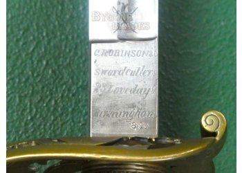 British 1857 Pattern Royal Engineer Submarine Miners Staff Sergeants Sword. #2509005 #16