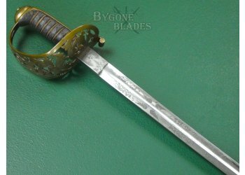 British 1857 Pattern Royal Engineer Submarine Miners Staff Sergeants Sword. #2509005 #7