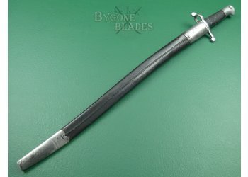 British 1858 Sea Service Pattern Yataghan Sword Bayonet #4
