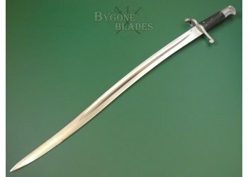 British 1860 Pattern Martini Henry Yataghan Sword Bayonet. Reeves #6